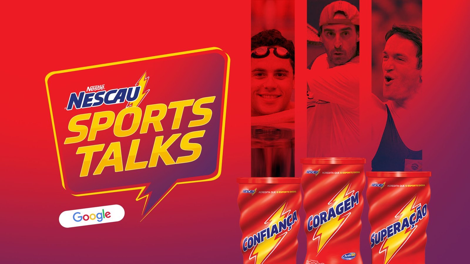 Nescau Sports Talks campaign visual 1